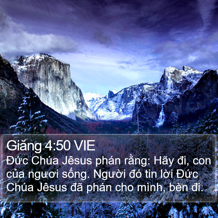 Giăng 4:50 VIE Bible Study