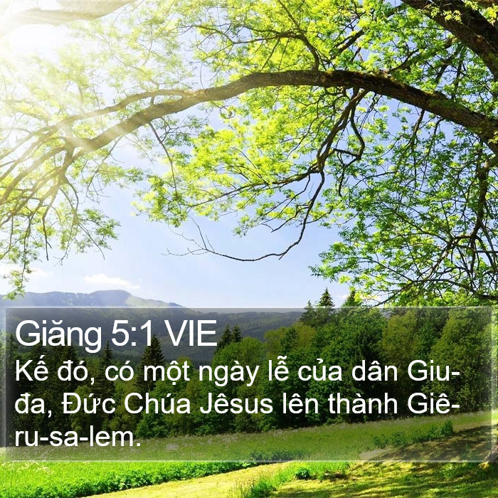 Giăng 5:1 VIE Bible Study