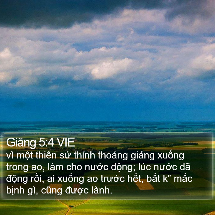 Giăng 5:4 VIE Bible Study