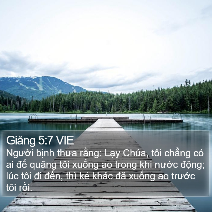 Giăng 5:7 VIE Bible Study