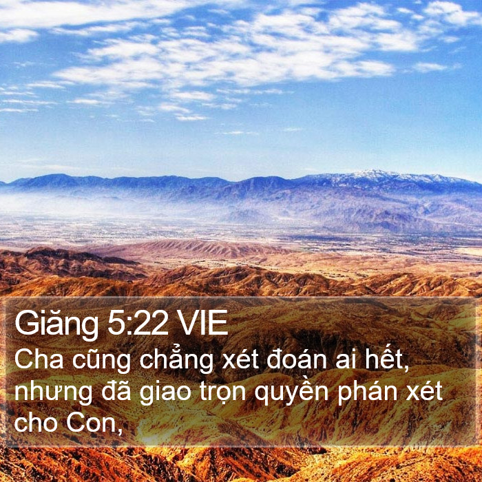 Giăng 5:22 VIE Bible Study