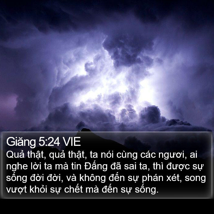 Giăng 5:24 VIE Bible Study