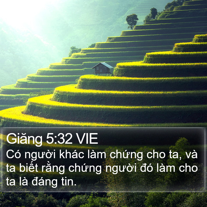 Giăng 5:32 VIE Bible Study