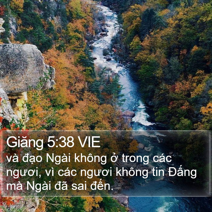 Giăng 5:38 VIE Bible Study