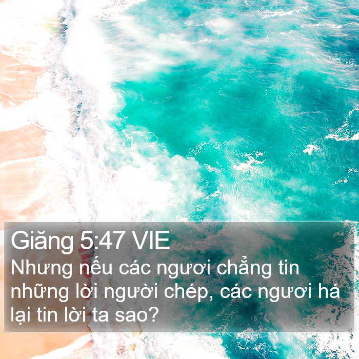 Giăng 5:47 VIE Bible Study