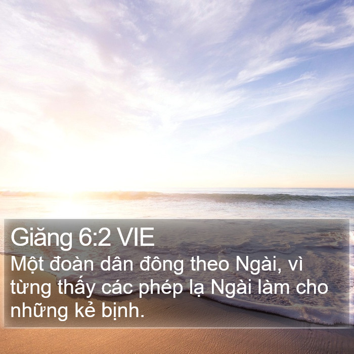 Giăng 6:2 VIE Bible Study