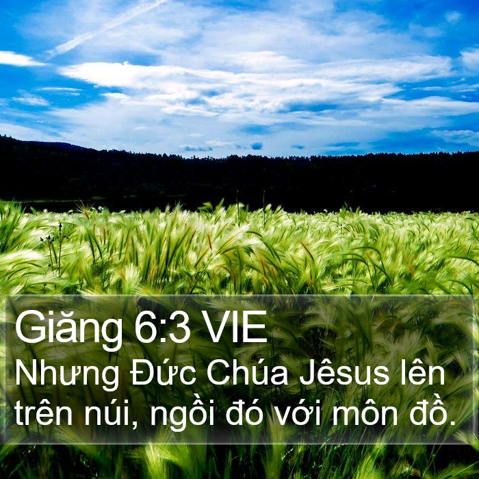 Giăng 6:3 VIE Bible Study