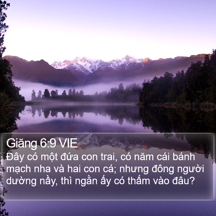 Giăng 6:9 VIE Bible Study