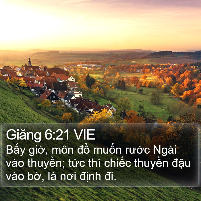 Giăng 6:21 VIE Bible Study