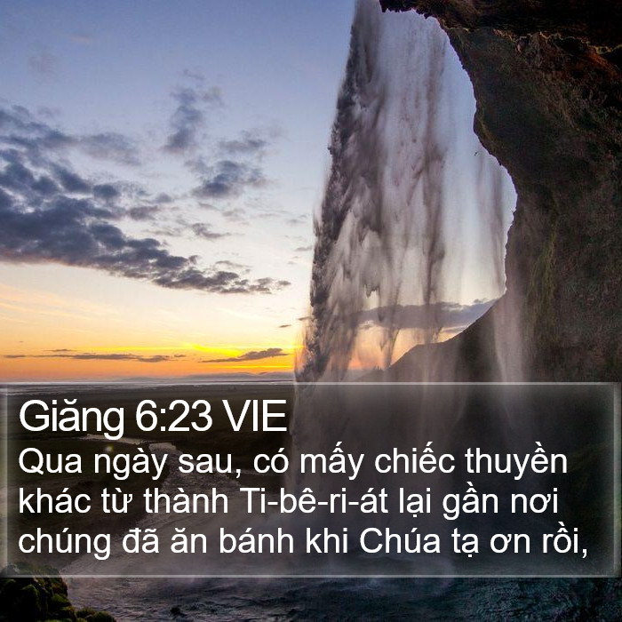 Giăng 6:23 VIE Bible Study