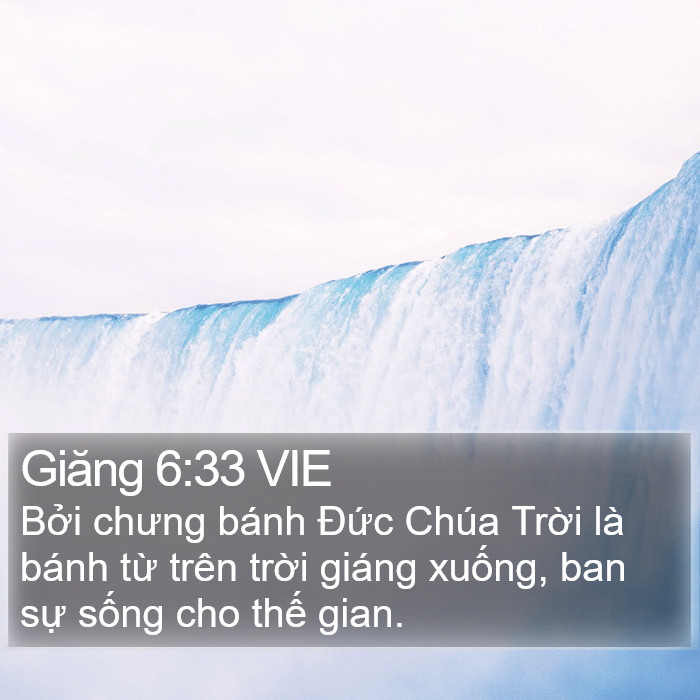 Giăng 6:33 VIE Bible Study