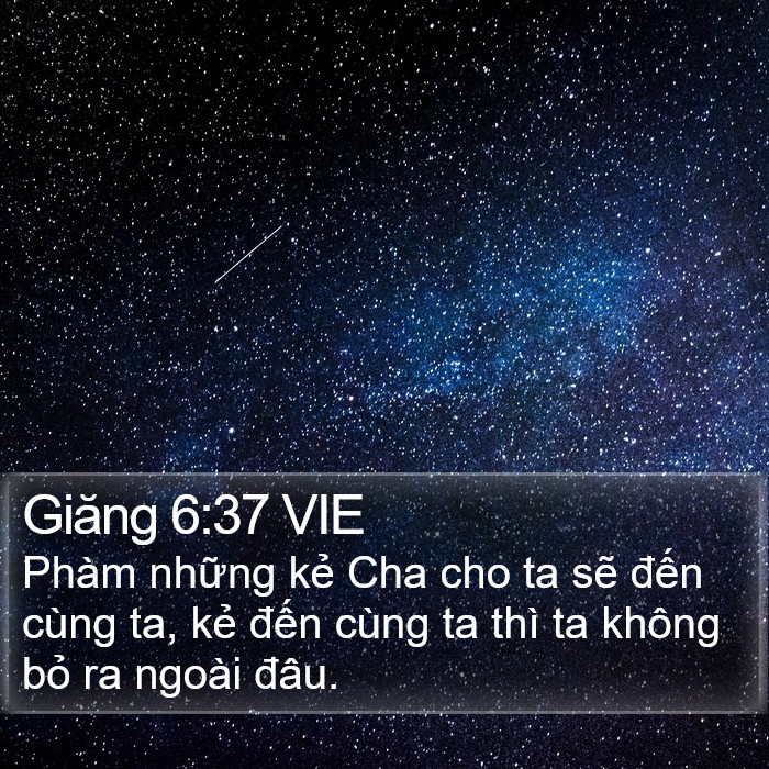 Giăng 6:37 VIE Bible Study