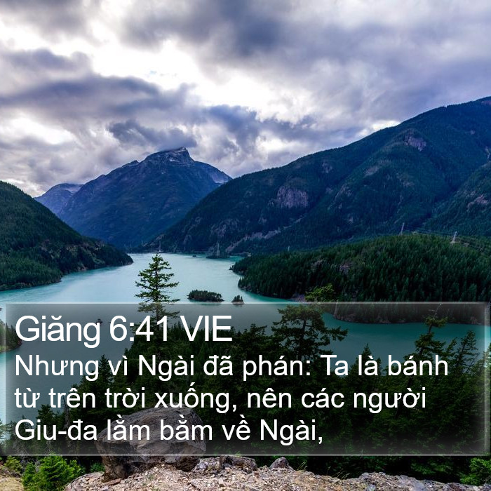 Giăng 6:41 VIE Bible Study