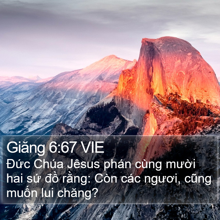 Giăng 6:67 VIE Bible Study