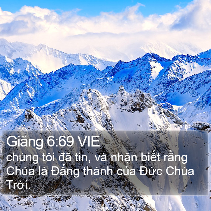 Giăng 6:69 VIE Bible Study