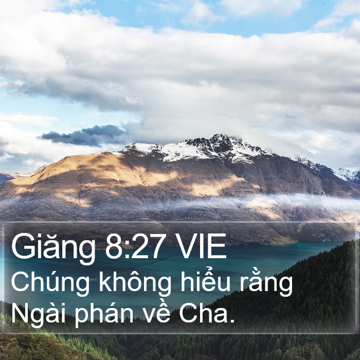 Giăng 8:27 VIE Bible Study