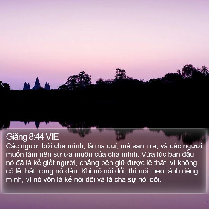 Giăng 8:44 VIE Bible Study
