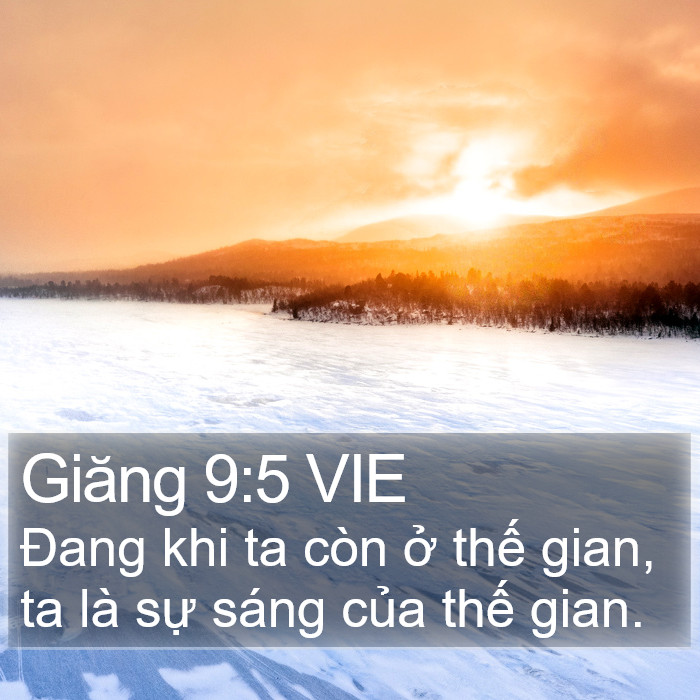 Giăng 9:5 VIE Bible Study