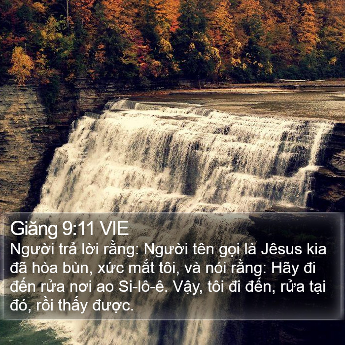 Giăng 9:11 VIE Bible Study