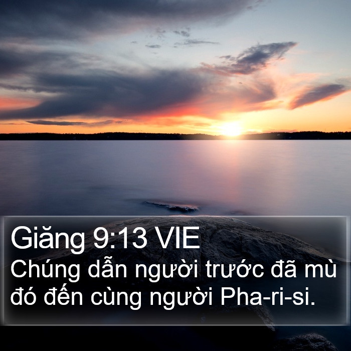 Giăng 9:13 VIE Bible Study