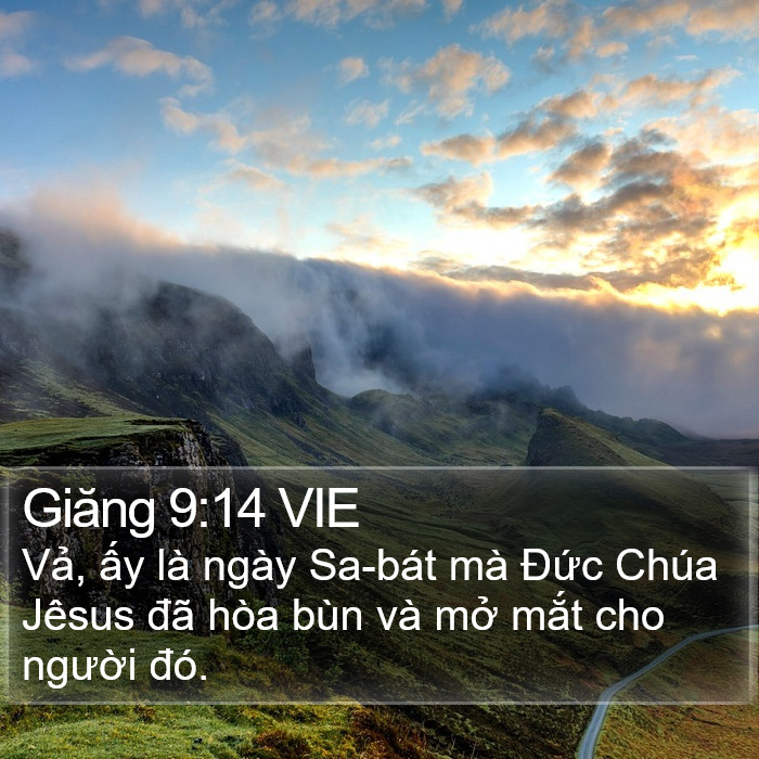 Giăng 9:14 VIE Bible Study