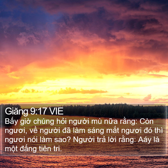 Giăng 9:17 VIE Bible Study