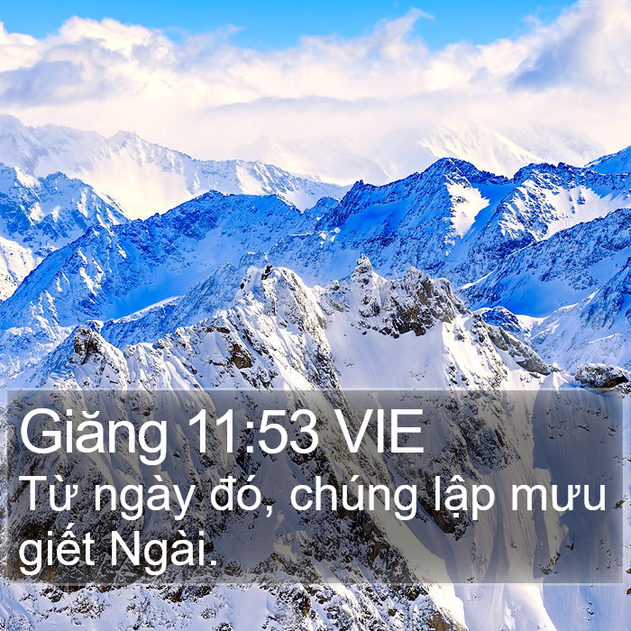 Giăng 11:53 VIE Bible Study