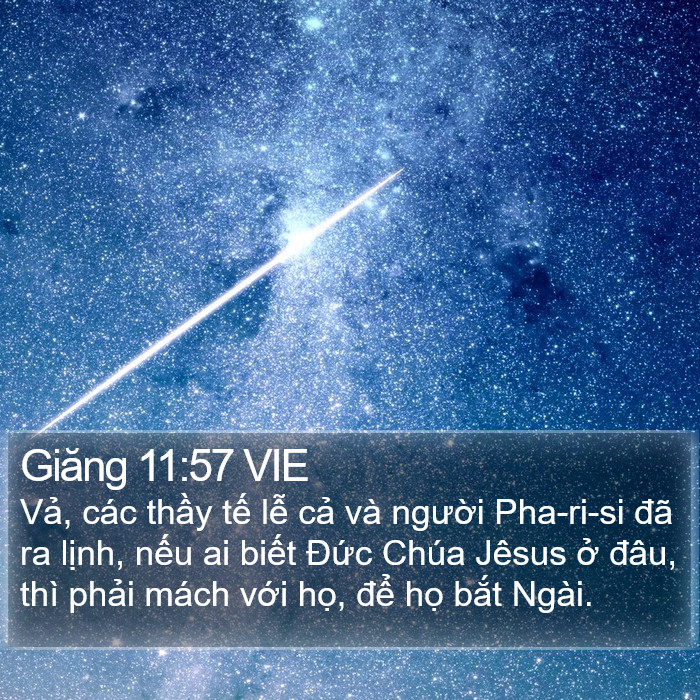 Giăng 11:57 VIE Bible Study