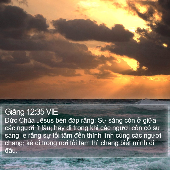 Giăng 12:35 VIE Bible Study