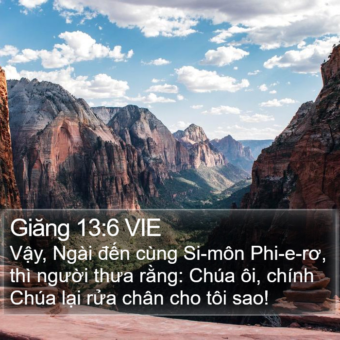 Giăng 13:6 VIE Bible Study