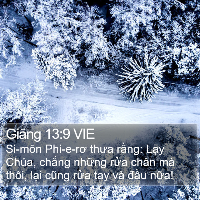 Giăng 13:9 VIE Bible Study