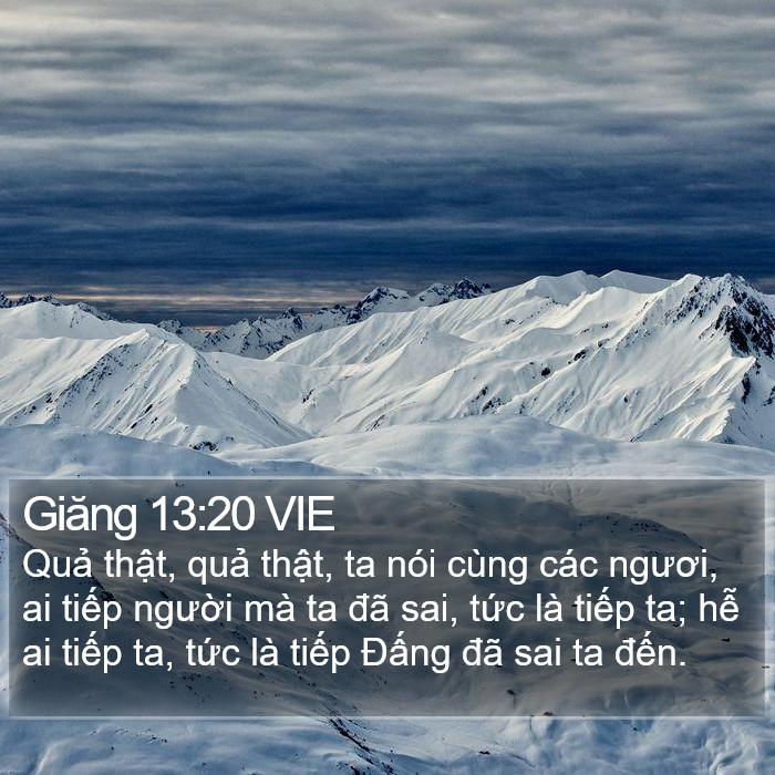 Giăng 13:20 VIE Bible Study