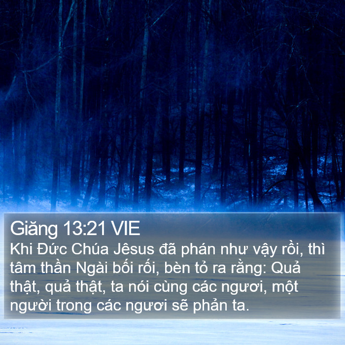 Giăng 13:21 VIE Bible Study