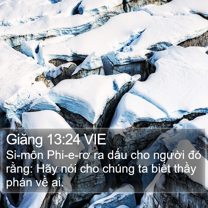 Giăng 13:24 VIE Bible Study