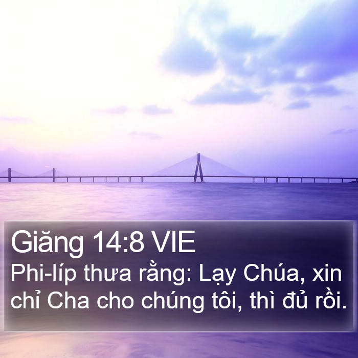 Giăng 14:8 VIE Bible Study