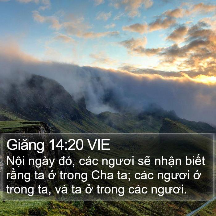 Giăng 14:20 VIE Bible Study