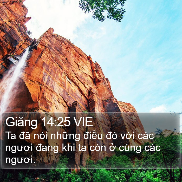 Giăng 14:25 VIE Bible Study