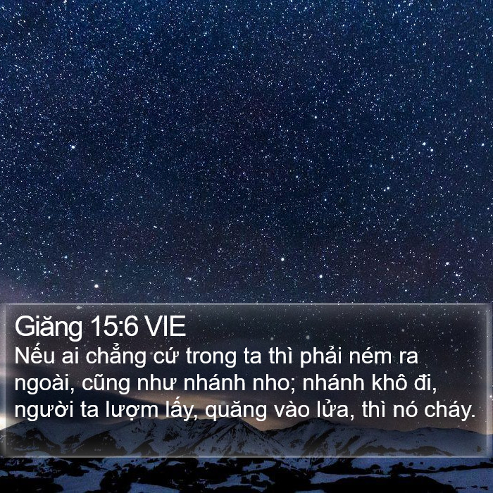 Giăng 15:6 VIE Bible Study