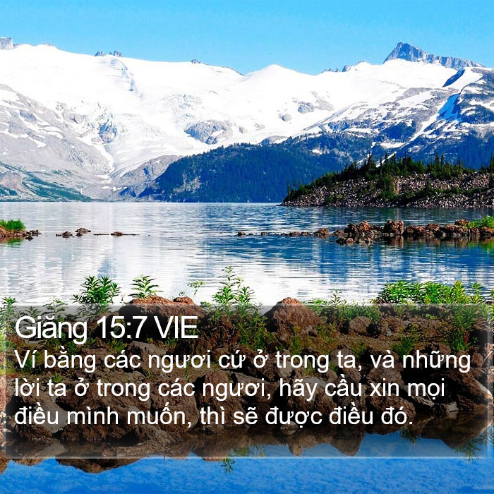 Giăng 15:7 VIE Bible Study