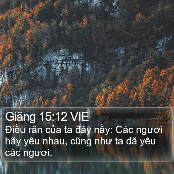 Giăng 15:12 VIE Bible Study