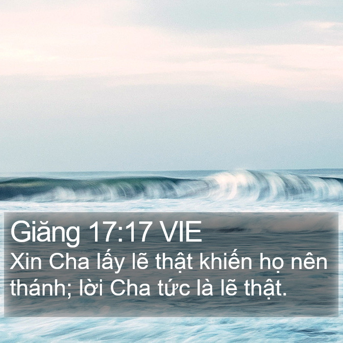 Giăng 17:17 VIE Bible Study