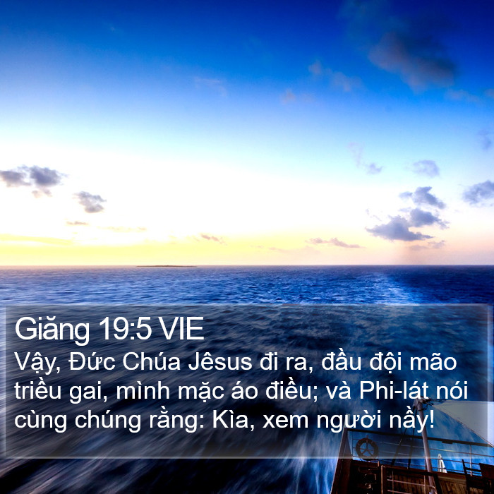 Giăng 19:5 VIE Bible Study