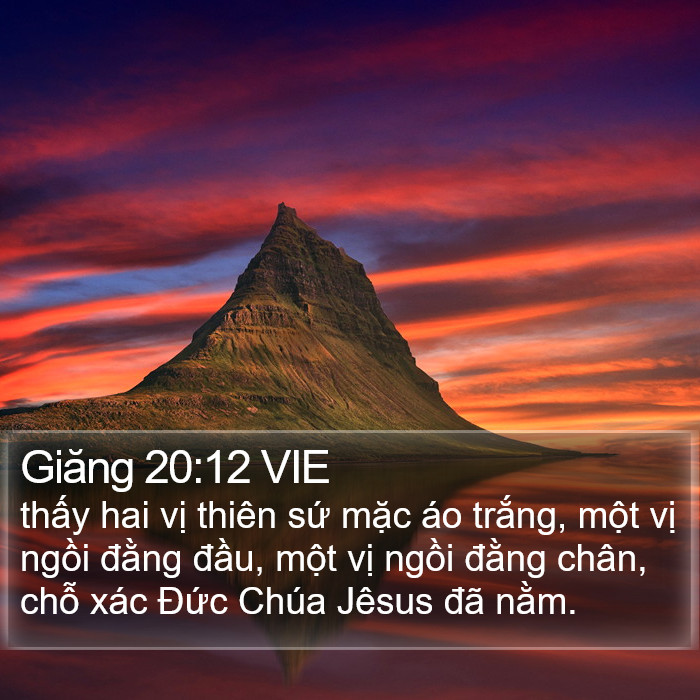 Giăng 20:12 VIE Bible Study