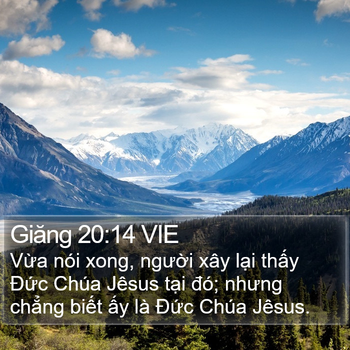 Giăng 20:14 VIE Bible Study