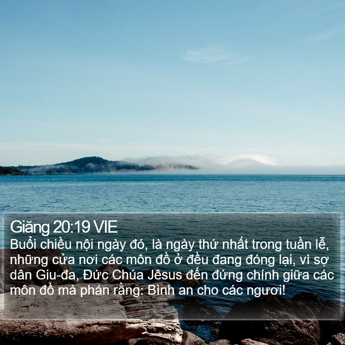 Giăng 20:19 VIE Bible Study