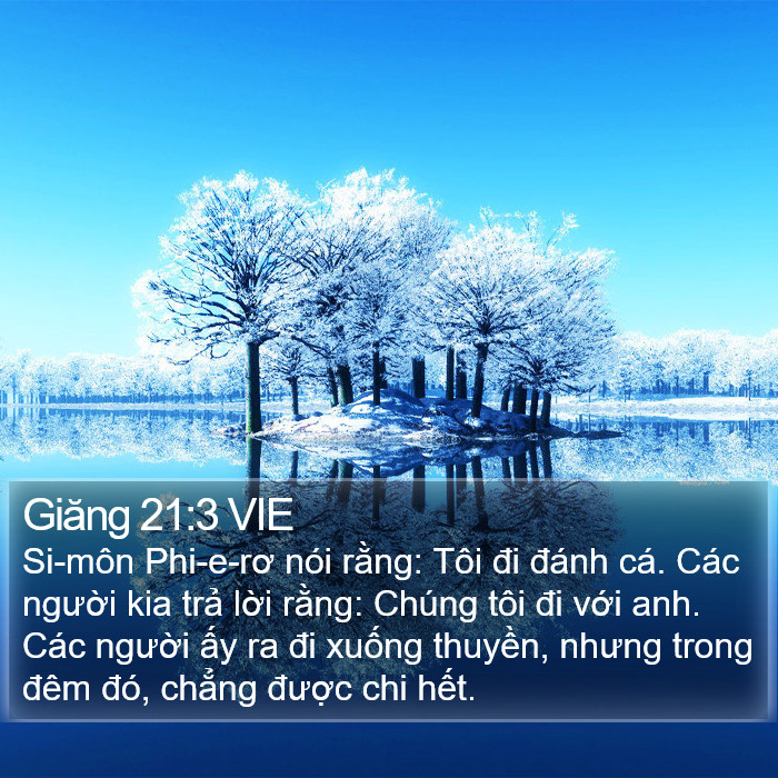 Giăng 21:3 VIE Bible Study