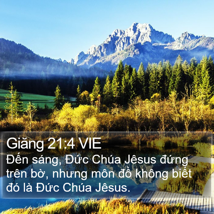 Giăng 21:4 VIE Bible Study