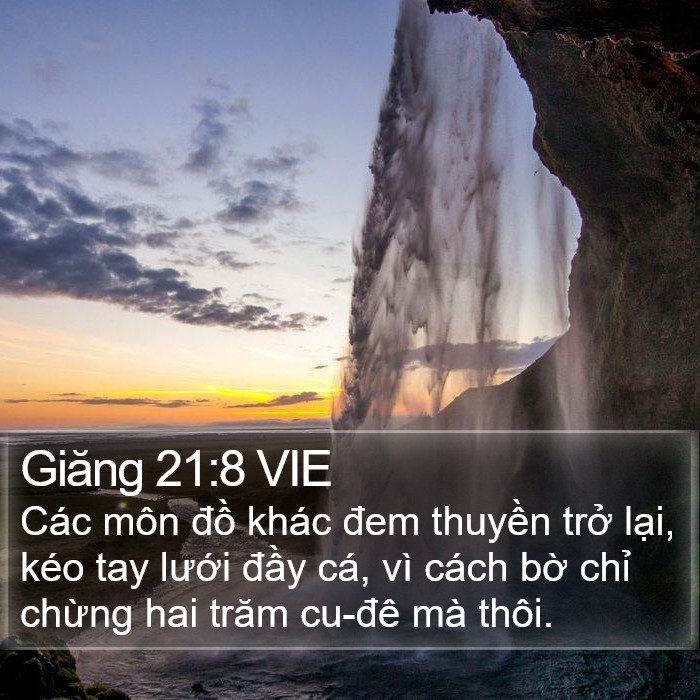 Giăng 21:8 VIE Bible Study