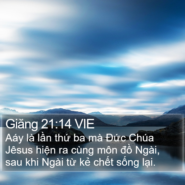 Giăng 21:14 VIE Bible Study