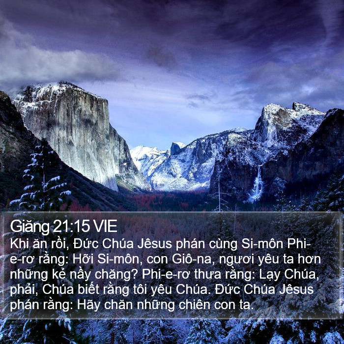 Giăng 21:15 VIE Bible Study